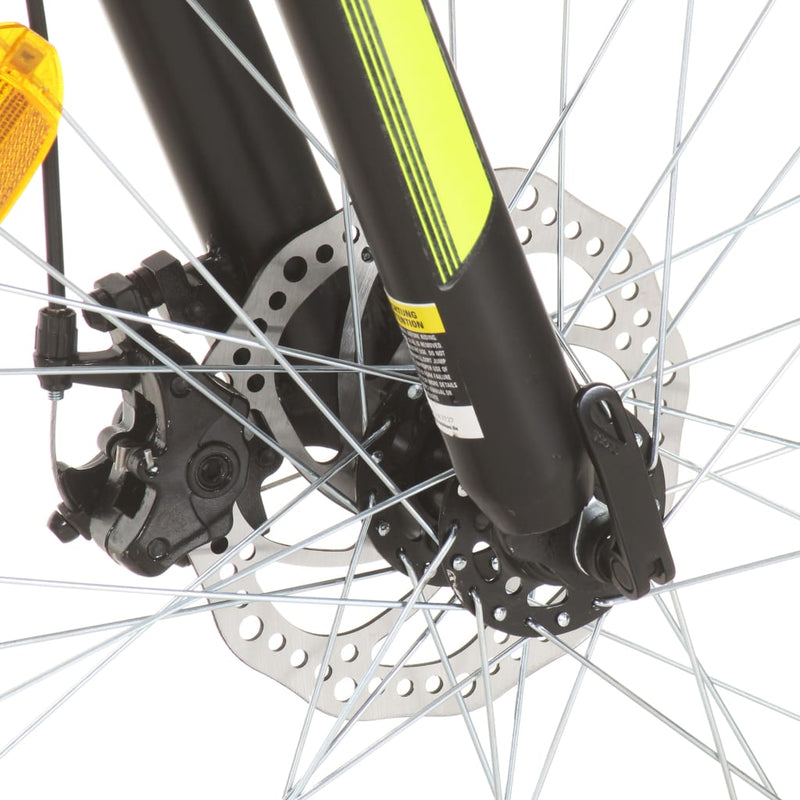 vidaXL 21 sebességes piros mountain bike 27,5 hüvelykes kerékkel 38 cm