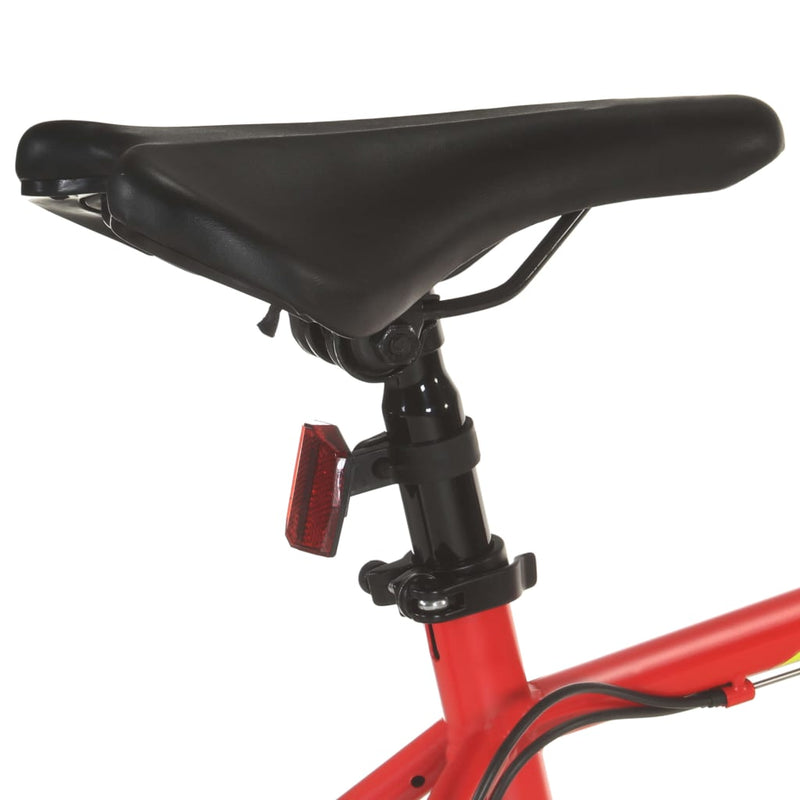 vidaXL 21 sebességes piros mountain bike 27,5 hüvelykes kerékkel 38 cm