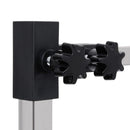 vidaXL állítható kutyakozmetikai asztal 2 hurokkal és kosárral