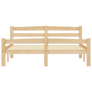 vidaXL tömör fenyőfa ágykeret 120 x 200 cm