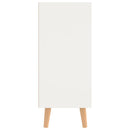 vidaXL fehér-sonoma színű szerelt fa tálalószekrény 90 x 30 x 72 cm