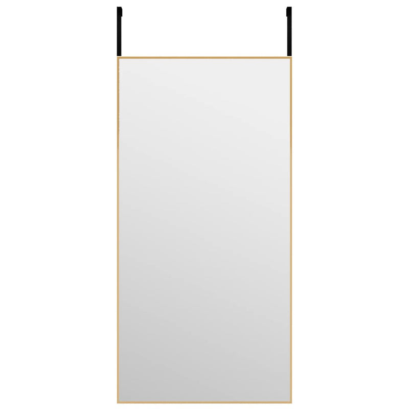 vidaXL arany üveg és alumínium ajtótükör 40x80 cm