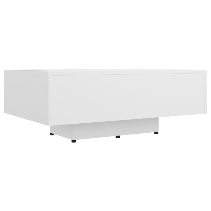 vidaXL fehér szerelt fa dohányzóasztal 85 x 55 x 31 cm