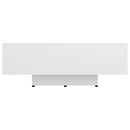 vidaXL fehér szerelt fa dohányzóasztal 85 x 55 x 31 cm