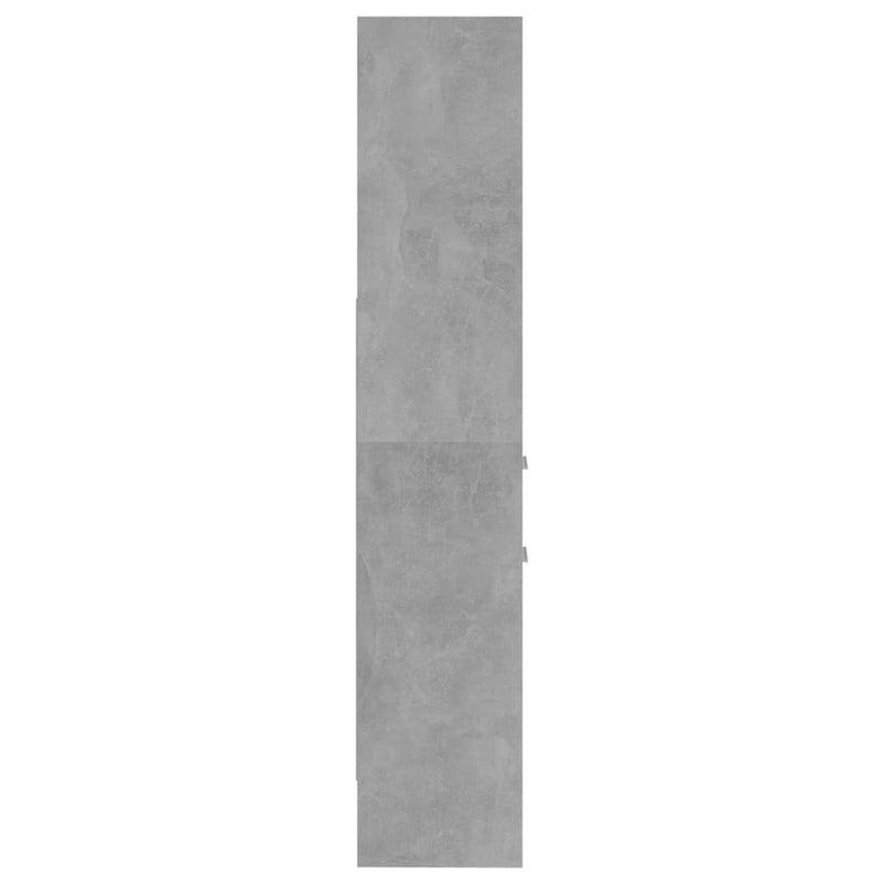 vidaXL betonszürke szerelt fa könyvszekrény 40 x 35 x 180 cm
