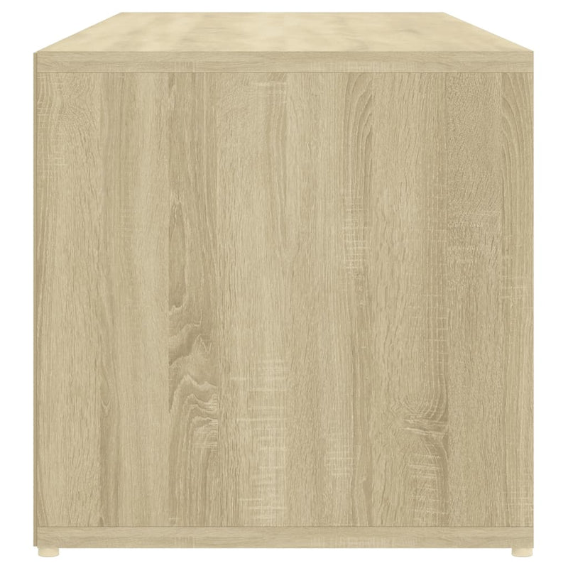 vidaXL sonoma tölgy színű szerelt fa cipőtároló pad 105 x 35 x 35 cm