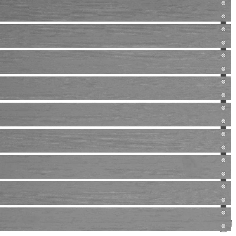vidaXL kétszemélyes szürke tömör fenyőfa kerti kanapé párnákkal