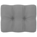 vidaXL 2 részes tömör fenyőfa kerti bútorgarnitúra párnákkal