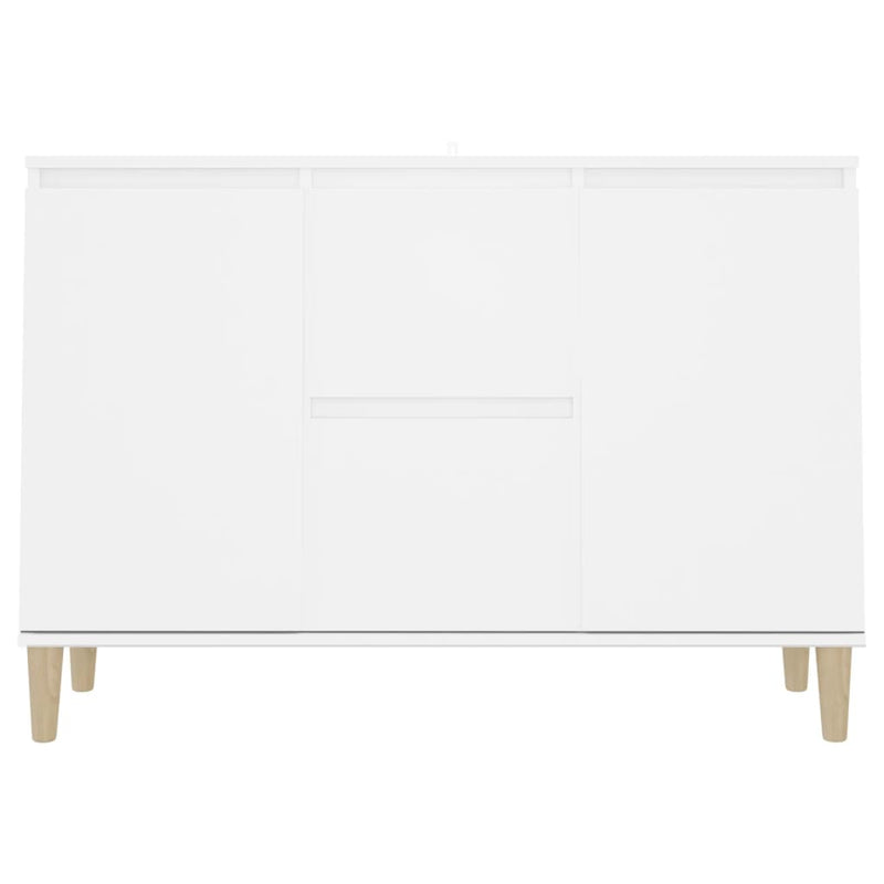 vidaXL fehér szerelt fa tálalószekrény 101 x 35 x 70 cm