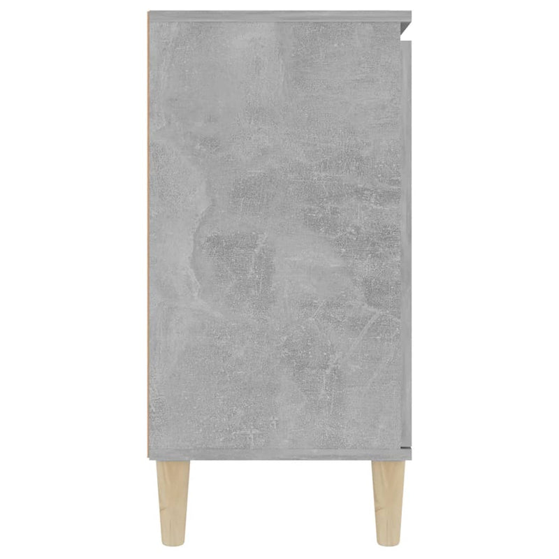 vidaXL betonszürke szerelt fa tálalószekrény 101 x 35 x 70 cm