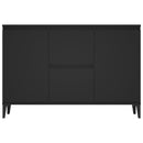 vidaXL fekete szerelt fa tálalószekrény 104 x 35 x 70 cm