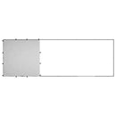 vidaXL fekete acél kutyakennel 330 x 110 x 110 cm