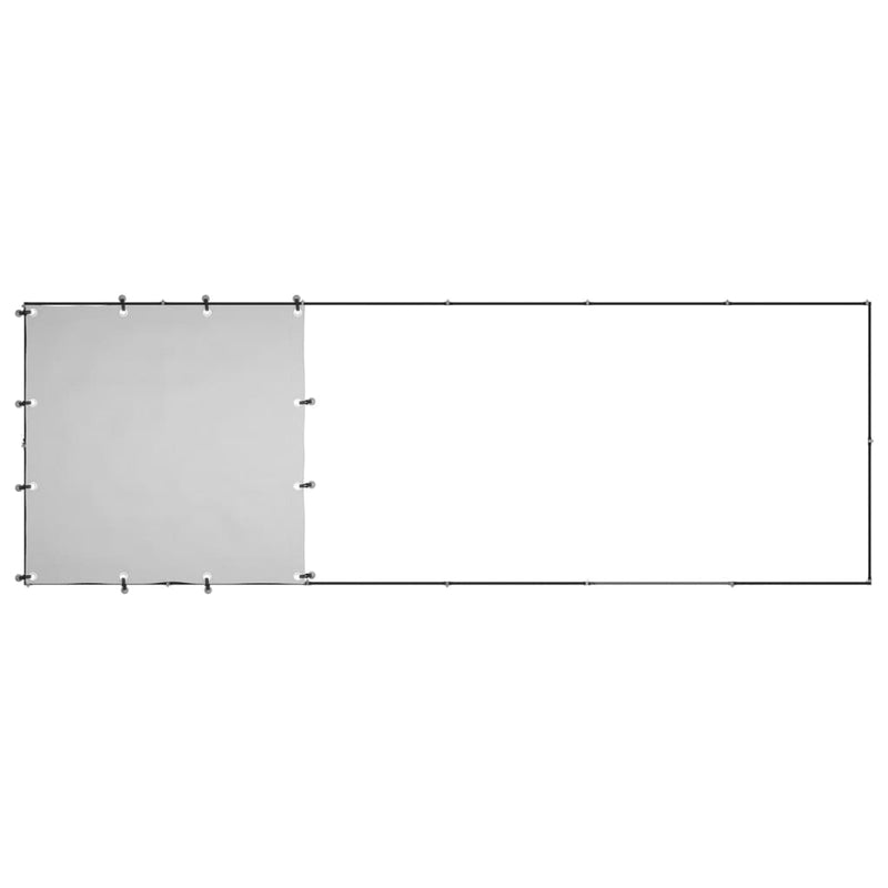 vidaXL fekete acél kutyakennel 330 x 110 x 110 cm