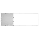 vidaXL ezüstszínű acél kutyakennel 330 x 110 x 110 cm