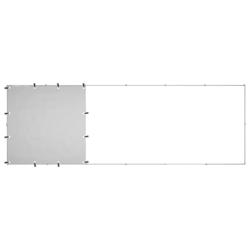 vidaXL ezüstszínű acél kutyakennel 330 x 110 x 110 cm