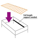vidaXL 13 léces ágyrács 70 x 200 cm
