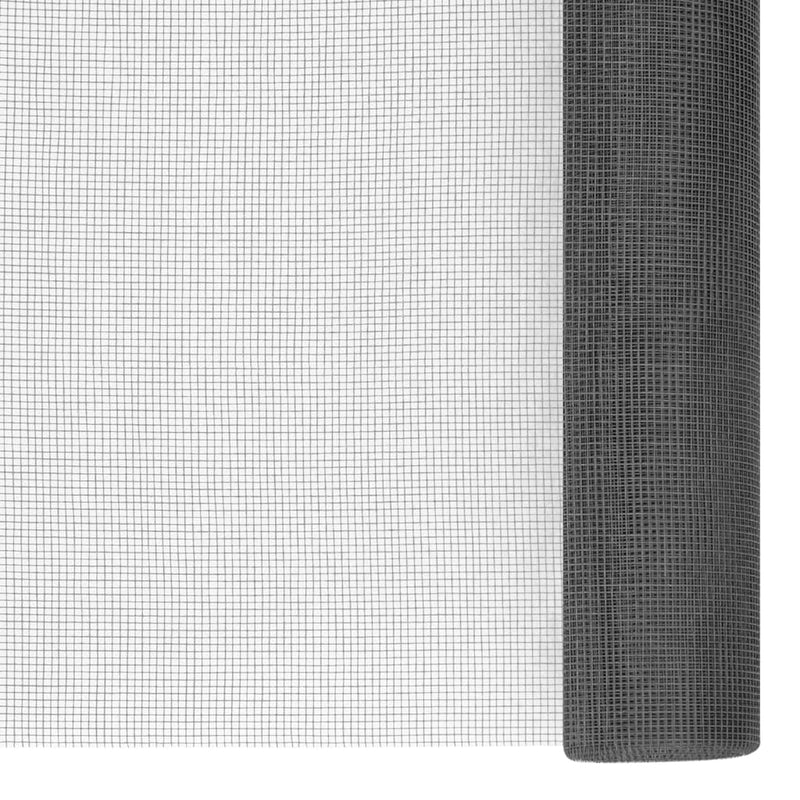 vidaXL fekete üvegszálas háló 80 x 500 cm