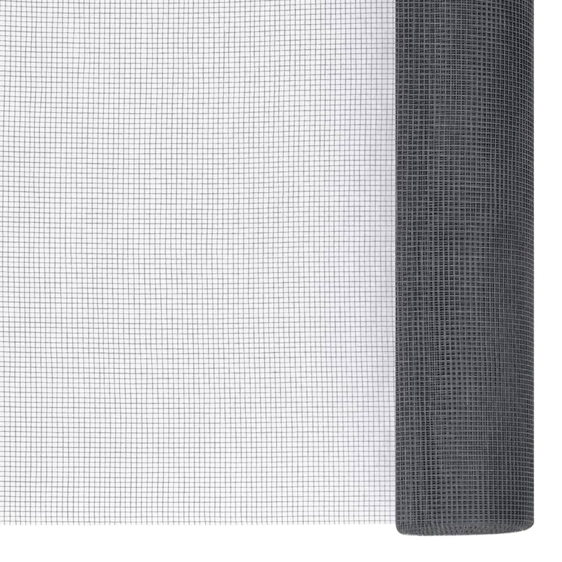 vidaXL szürke üvegszálas háló 112 x 500 cm