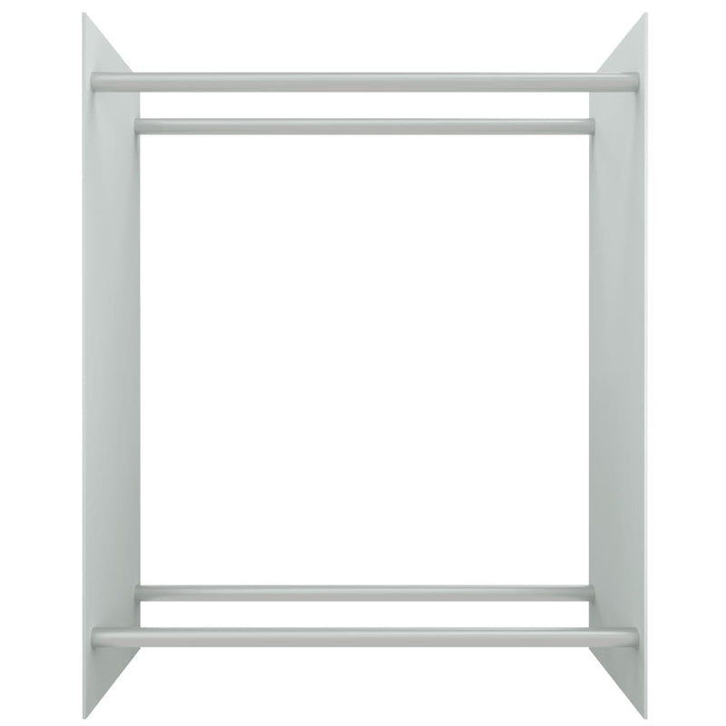 vidaXL fehér edzett üveg tűzifatároló 80 x 35 x 100 cm
