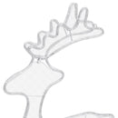 vidaXL rénszarvasos karácsonyi dísz hálóval és 306 LED-del 60x24x89 cm