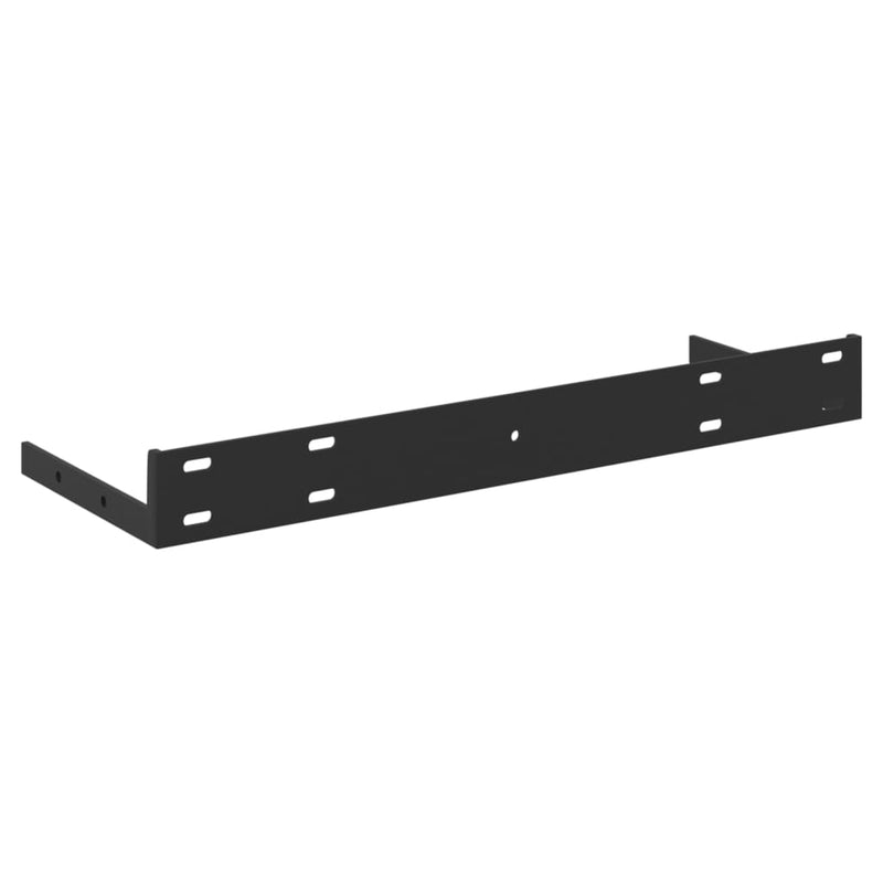 vidaXL tölgyszínű és fehér MDF lebegő fali polc 50 x 23 x 3,8 cm