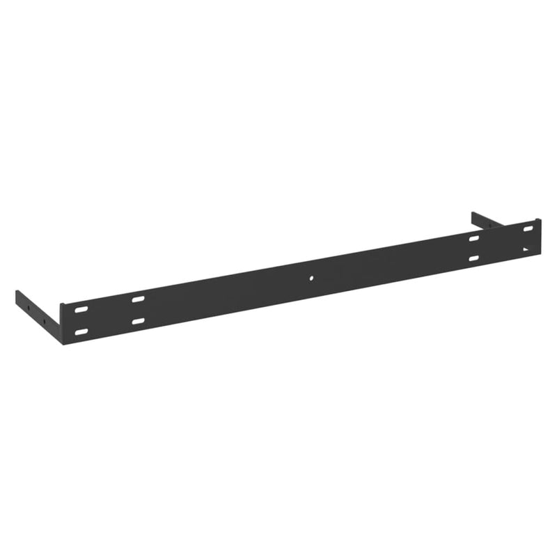 vidaXL 2 db tölgyszínű és fehér MDF lebegő fali polc 60x23,5x3,8 cm