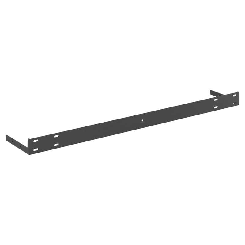 vidaXL 4 db tölgyszínű és fehér MDF lebegő fali polc 80x23,5x3,8 cm