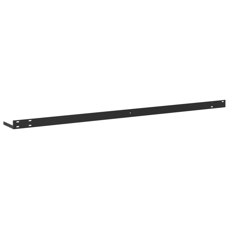 vidaXL 4 db tölgyszínű és fehér MDF lebegő fali polc 120x23,5x3,8 cm