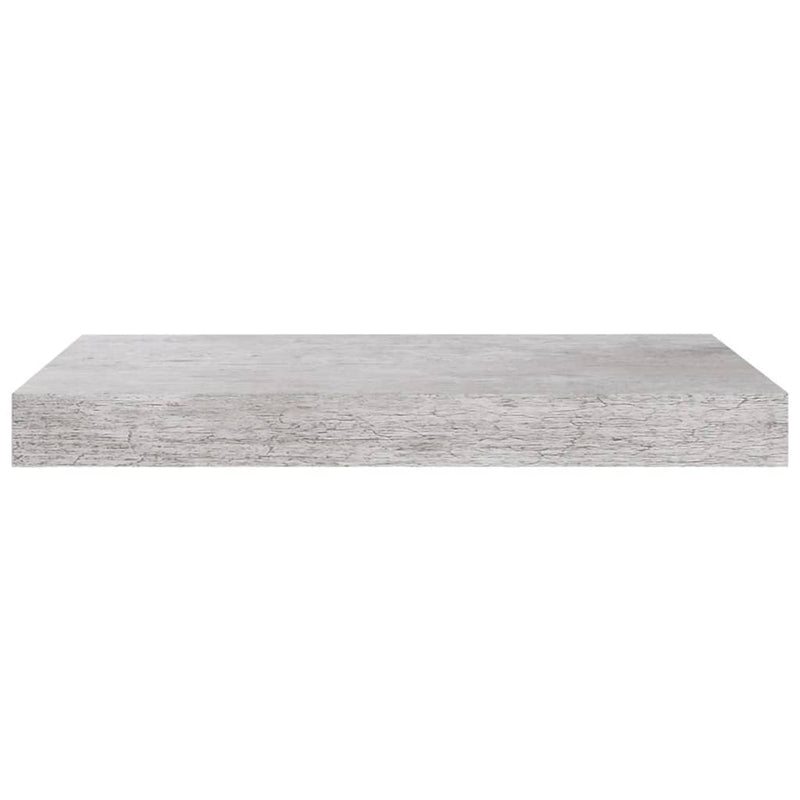 vidaXL 2 db betonszürke MDF lebegő fali polc 40 x 23 x 3,8 cm