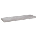 vidaXL 4 db betonszürke MDF lebegő fali polc 80 x 23,5 x 3,8 cm