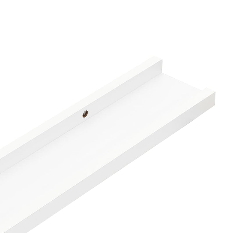 vidaXL 2 db fehér fali polc 100 x 9 x 3 cm