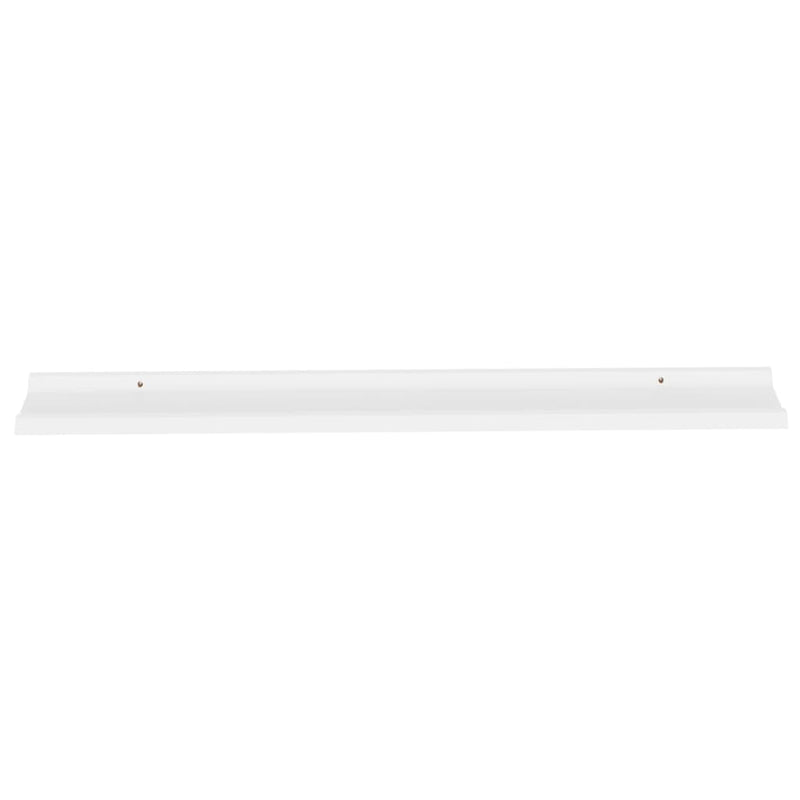 vidaXL 2 db fehér fali polc 115 x 9 x 3 cm