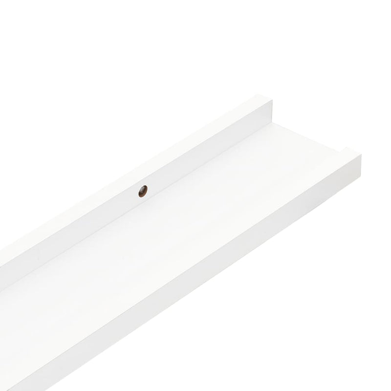 vidaXL 4 db fehér fali polc 60 x 9 x 3 cm