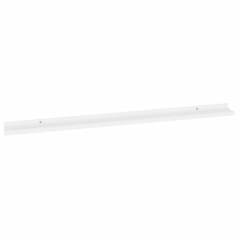 vidaXL 4 db fehér fali polc 115 x 9 x 3 cm