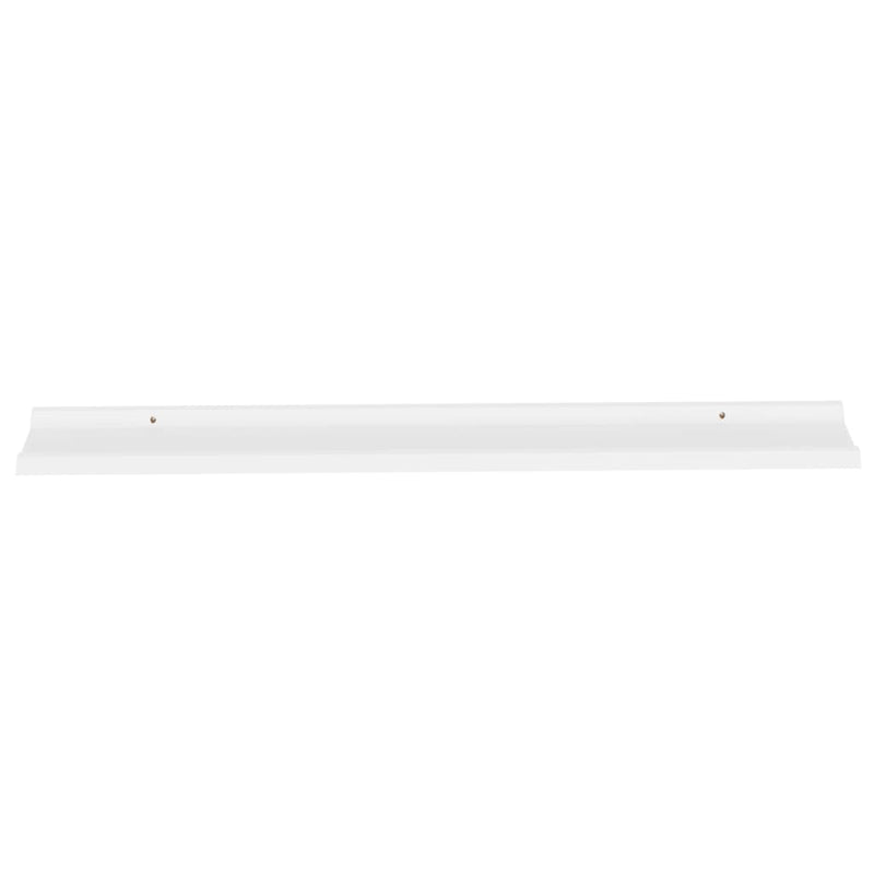 vidaXL 4 db fehér fali polc 115 x 9 x 3 cm