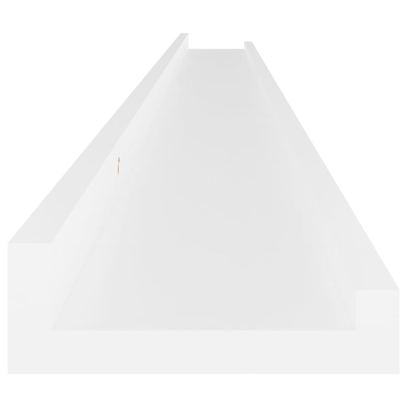 vidaXL 4 db fehér fali polc 115 x 9 x 3 cm