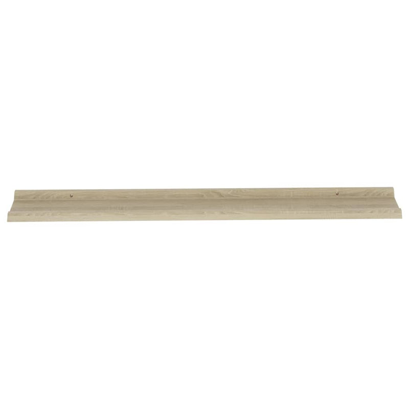 vidaXL 2 db sonoma tölgy színű fali polc 115 x 9 x 3 cm