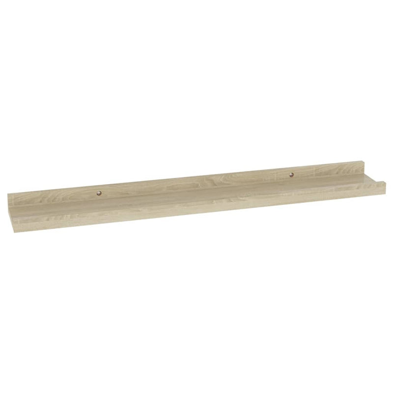 vidaXL 4 db sonoma tölgy színű fali polc 60 x 9 x 3 cm