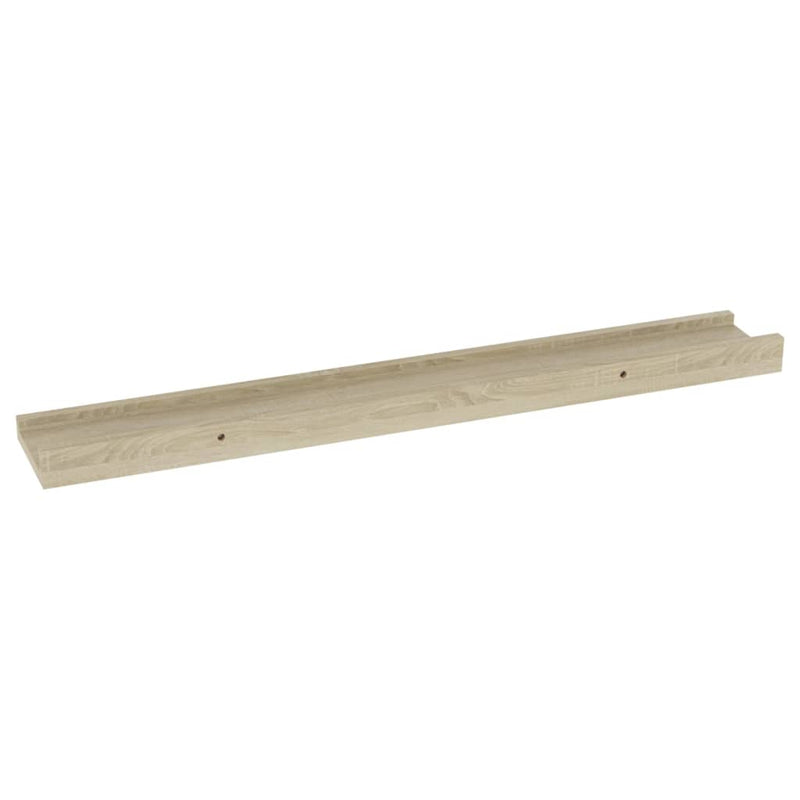 vidaXL 4 db sonoma tölgy színű fali polc 60 x 9 x 3 cm