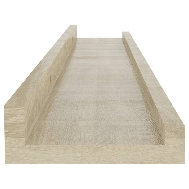 vidaXL 4 db sonoma tölgy színű fali polc 60 x 9 x 3 cm
