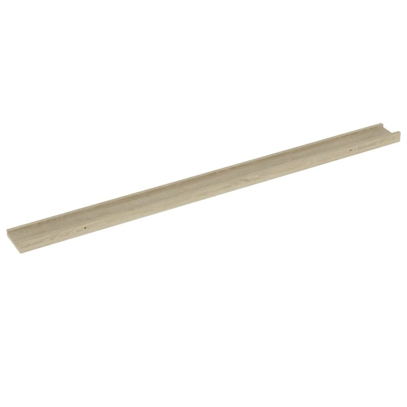vidaXL 4 db sonoma tölgy színű fali polc 115 x 9 x 3 cm