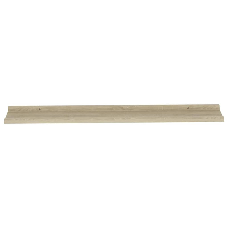 vidaXL 4 db sonoma tölgy színű fali polc 115 x 9 x 3 cm