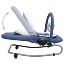 vidaXL tengerészkék színű acél babaugráló