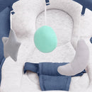 vidaXL tengerészkék színű acél babaugráló