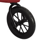 vidaXL piros acél babakocsi