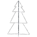 vidaXL 160 LED-es beltéri/kültéri kúp alakú karácsonyfa 78 x 120 cm