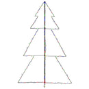 vidaXL 200 LED-es beltéri/kültéri kúp alakú karácsonyfa 98 x 150 cm