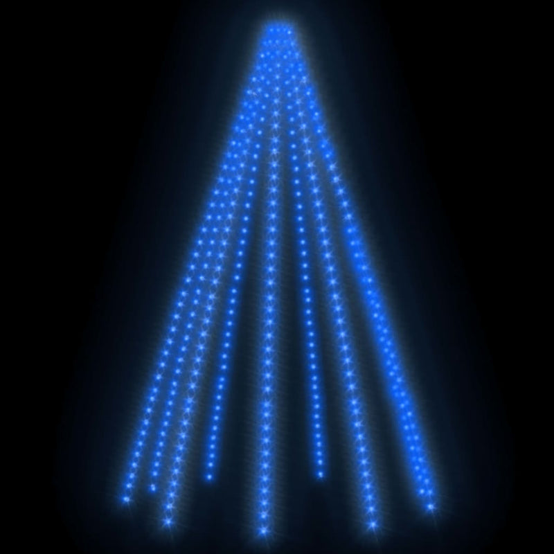 vidaXL karácsonyfa-fényháló 400 kék LED-del 400 cm