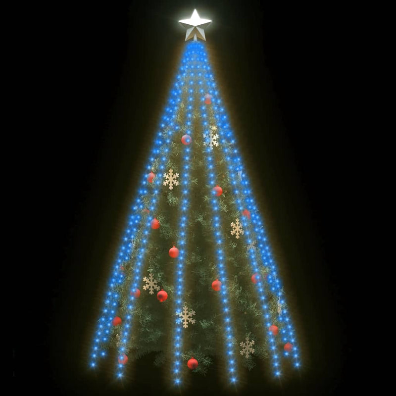 vidaXL 500 LED-es kék bel- és kültéri fényfüzér 500 cm