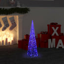 vidaXL dekoratív kék fényű LED-es akril fénykúp 60 cm